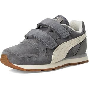 PUMA Unisex-Child Gray White Vista Hook & Loop Sneaker Shoes Size US 2C